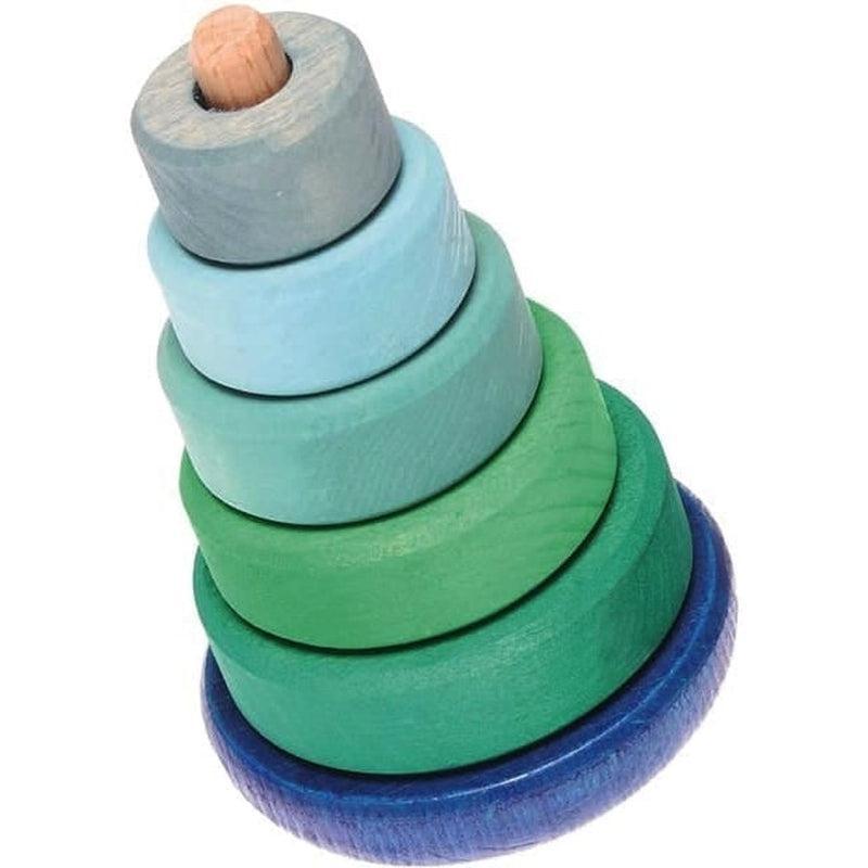Apilable wobbly verde azul