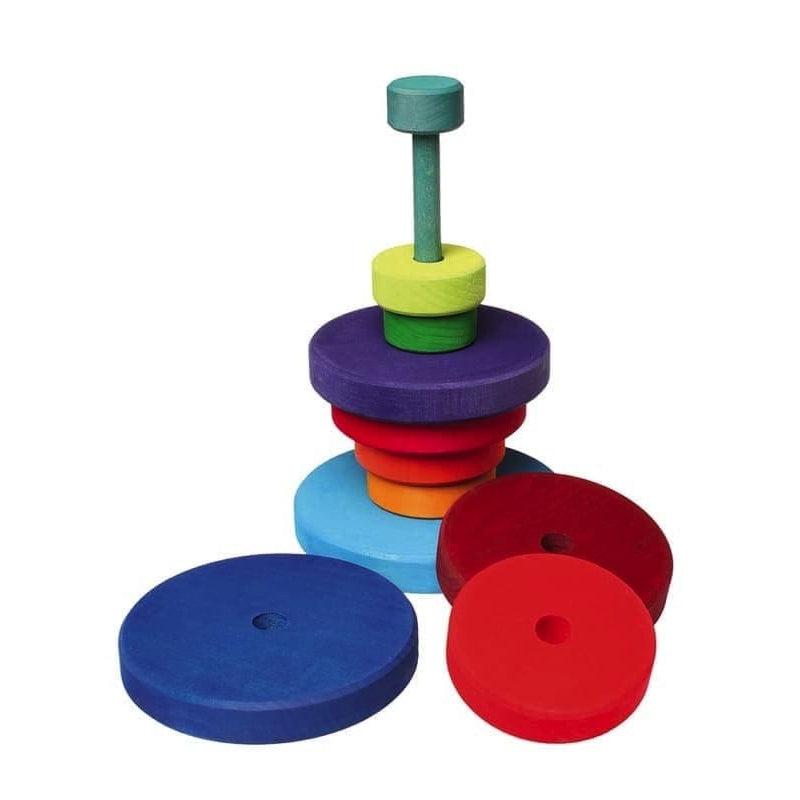 Apilable cónico grande arcoiris de Grimm's en Libélula Azul