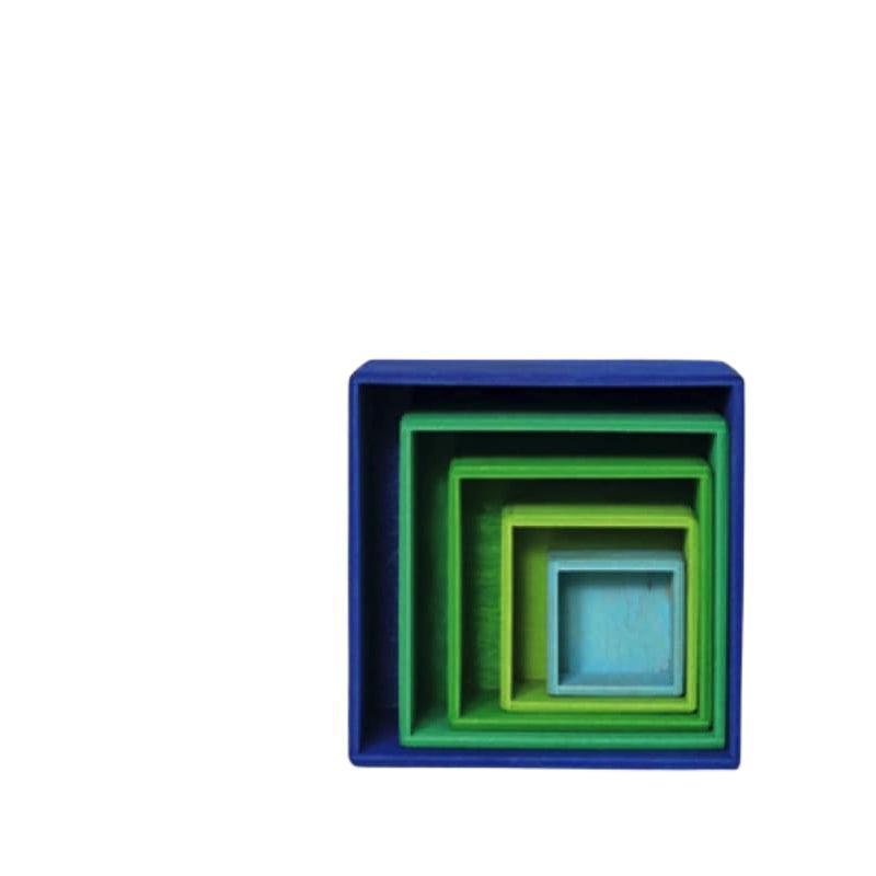 Set pequeño de cubos océano