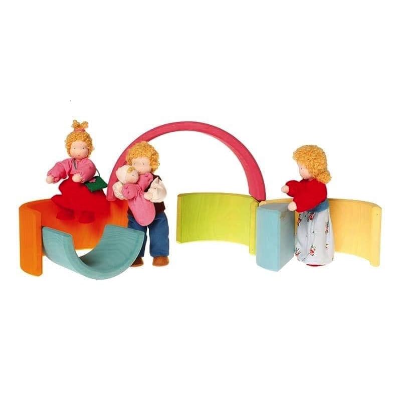 Arcoiris mediano tonos pastel de Grimm&#39;s en Libélula Azul