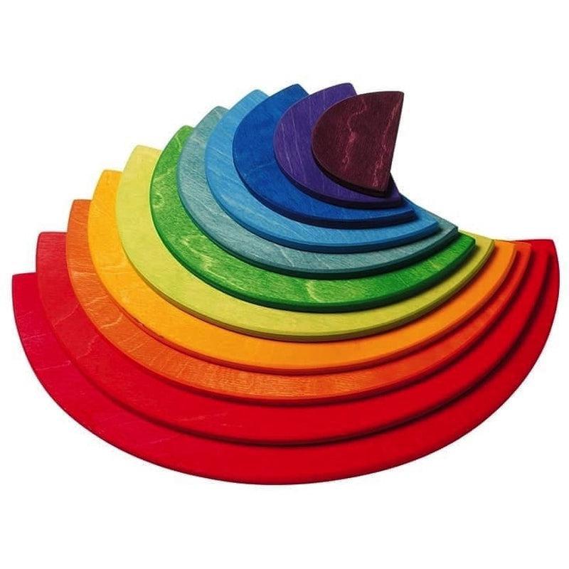 Semi círculos arcoiris