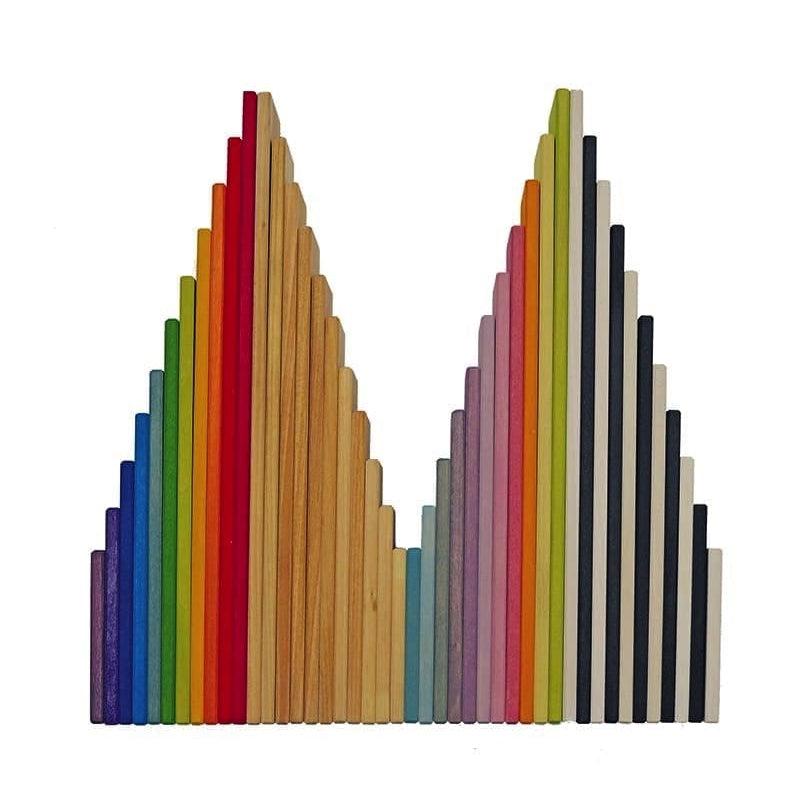 Tablas de construcción monocromo de Grimm&#39;s en Libélula Azul