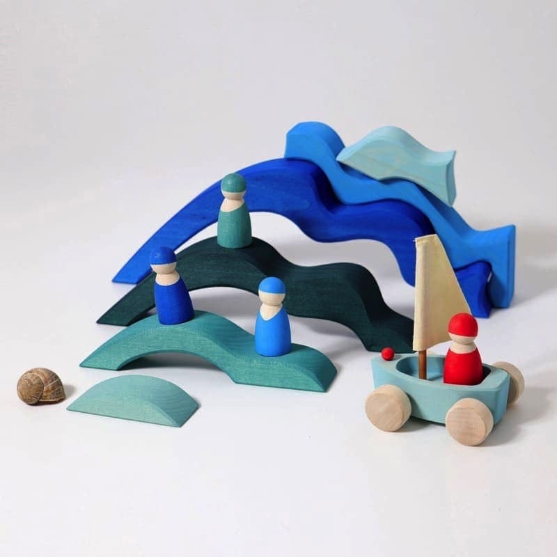 Bloques cuatro elementos grande de Grimm&#39;s en Libélula Azul