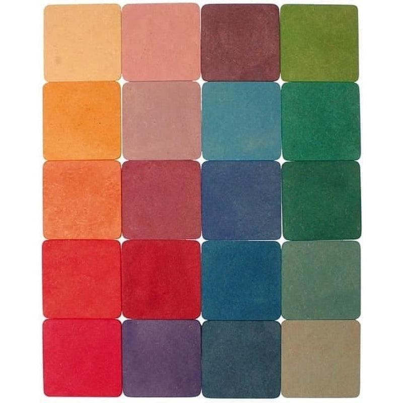 Tarjetas de colores