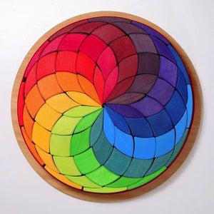 Puzzle espiral de color grande de Grimm's en Libélula Azul