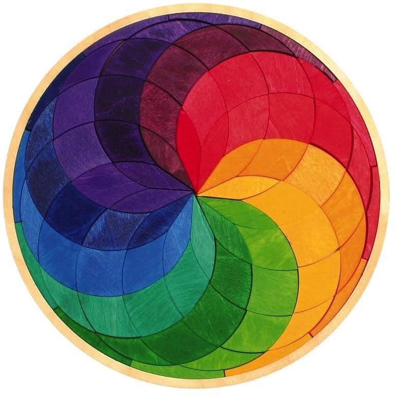 Puzzle espiral de color pequeño