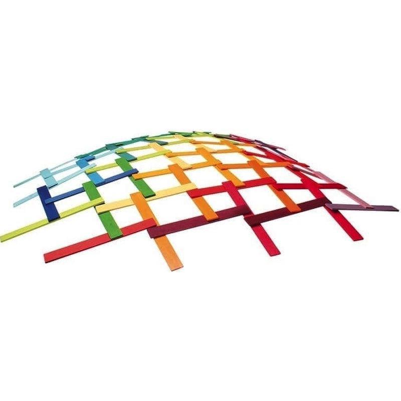 Puente Leonardo arcoiris