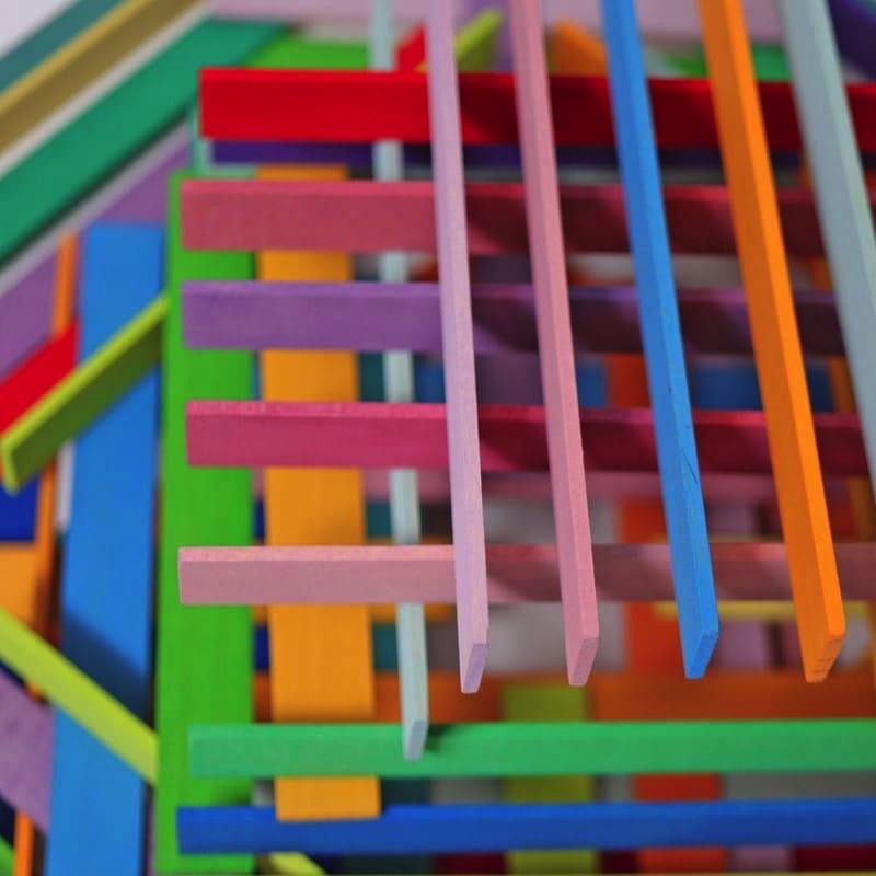 Puente Leonardo arcoiris de Grimm's en Libélula Azul