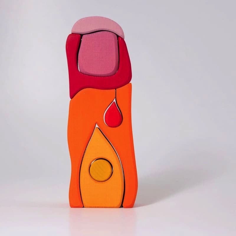 Casa villa de hadas naranja de Grimm's en Libélula Azul