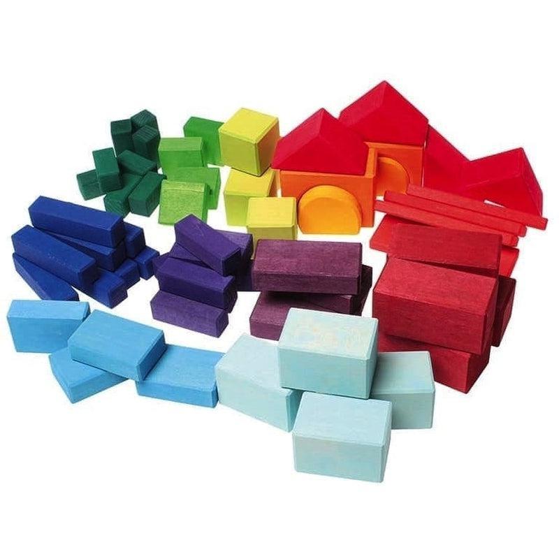 Bloques geométricos colores 60 piezas