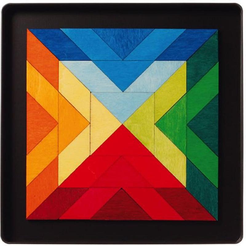 Puzzle magnético cuadrado indio