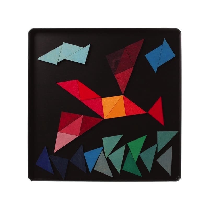 Puzzle magnético triángulos de Grimm&#39;s en Libélula Azul