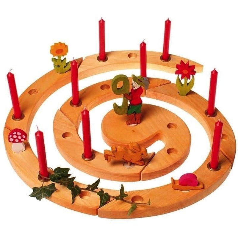 Espiral de cumpleaños natural de Grimm&#39;s en Libélula Azul