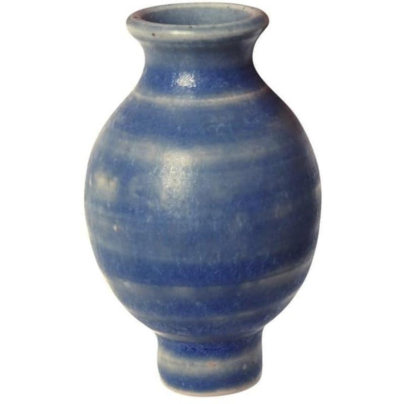 Figura decorativa florero azul