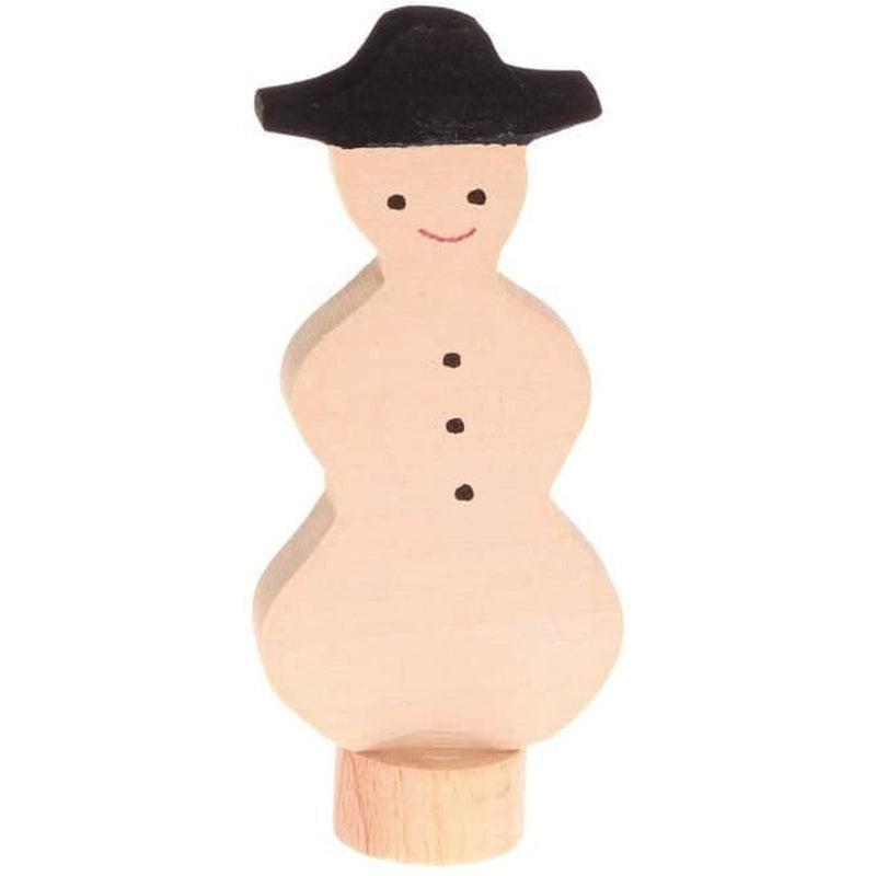 Figura decorativa muñeco de nieve