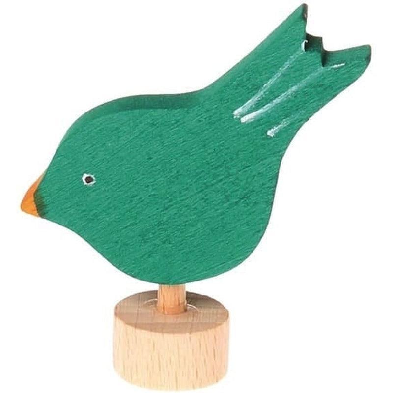 Figura decorativa pajarito comiendo