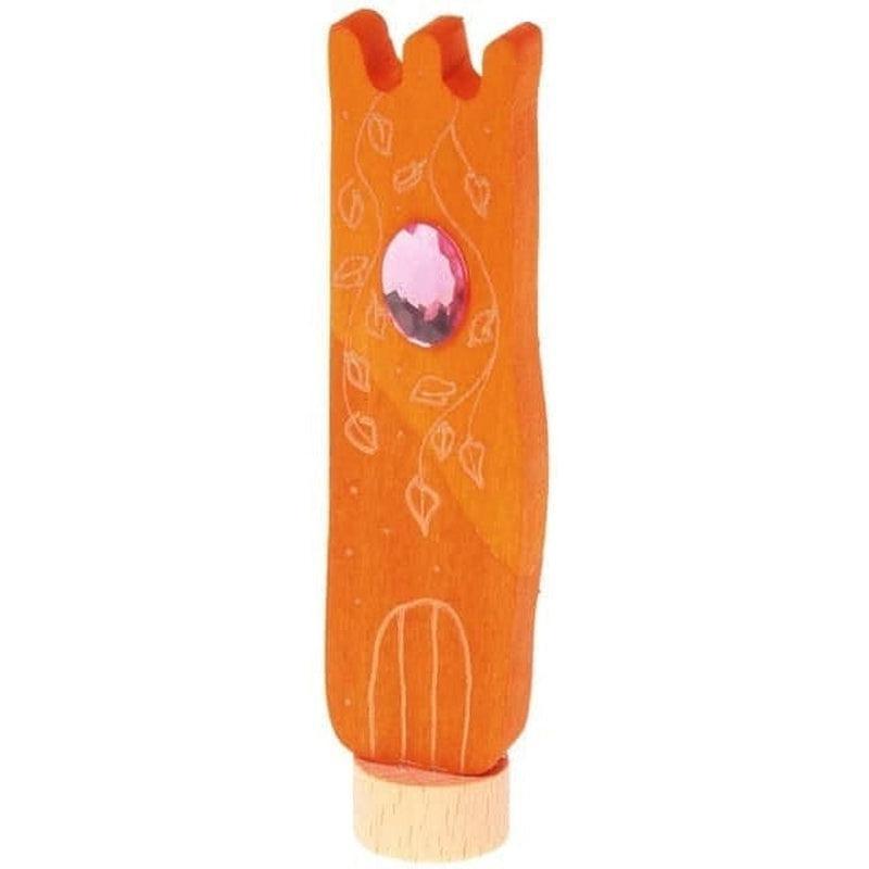 Figura decorativa torre rosa