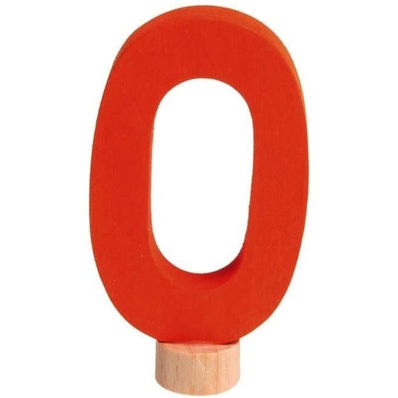 Número decorativo 0 de Grimm&#39;s en Libélula Azul