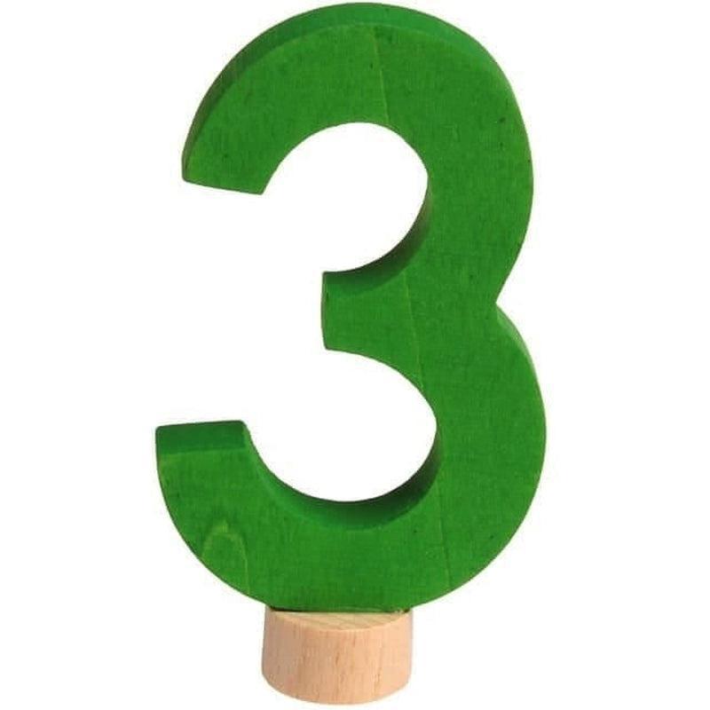 Número decorativo 3