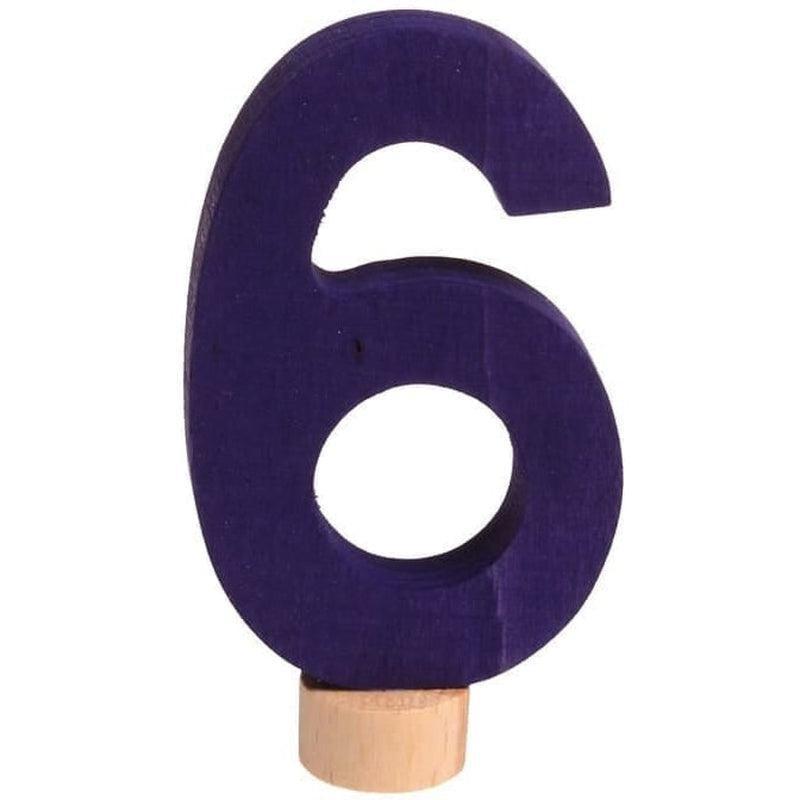 Número decorativo 6