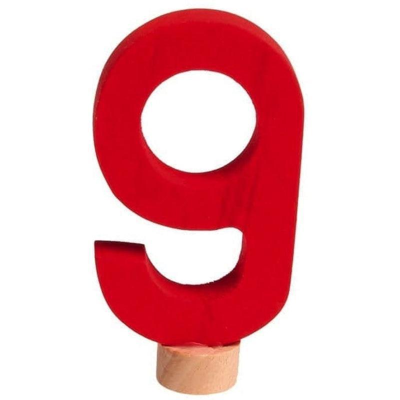 Número decorativo 9