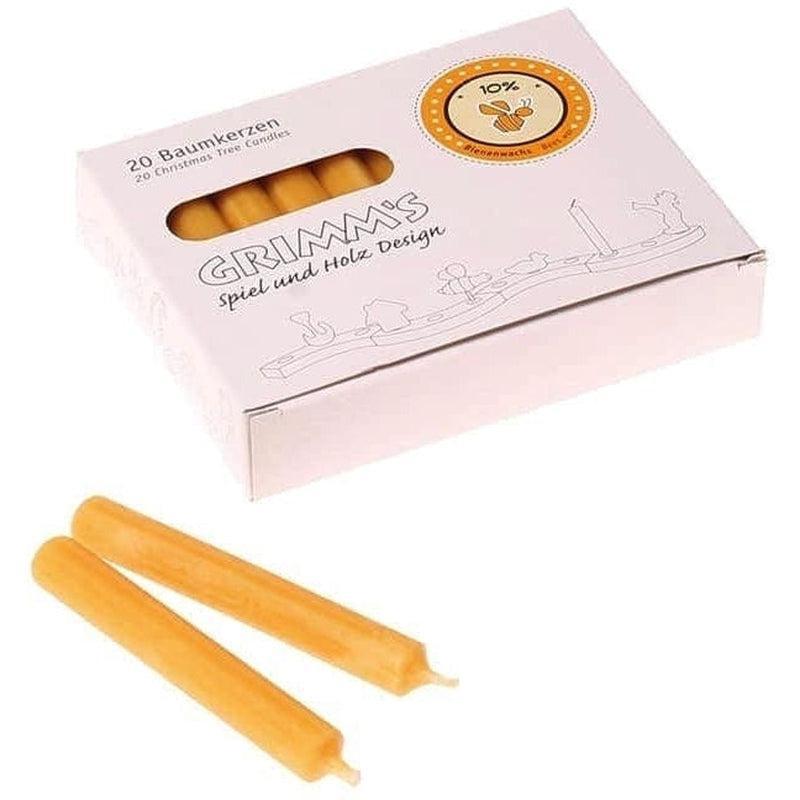 Velas ámbar 10% cera de abejas