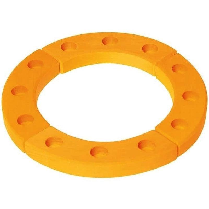 Anillo de cumpleaños amarillo