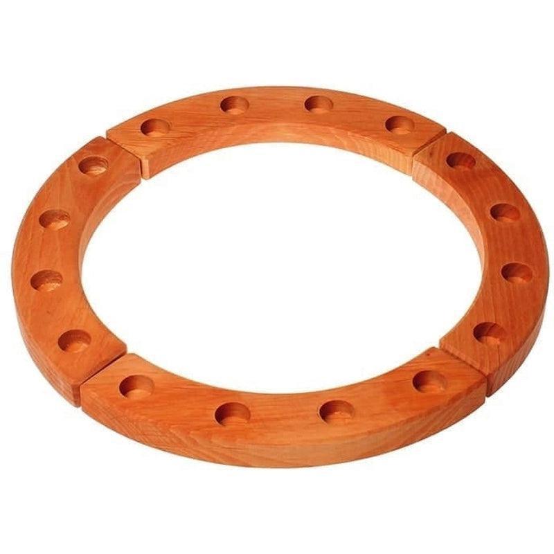 Anillo de cumpleaños grande natural