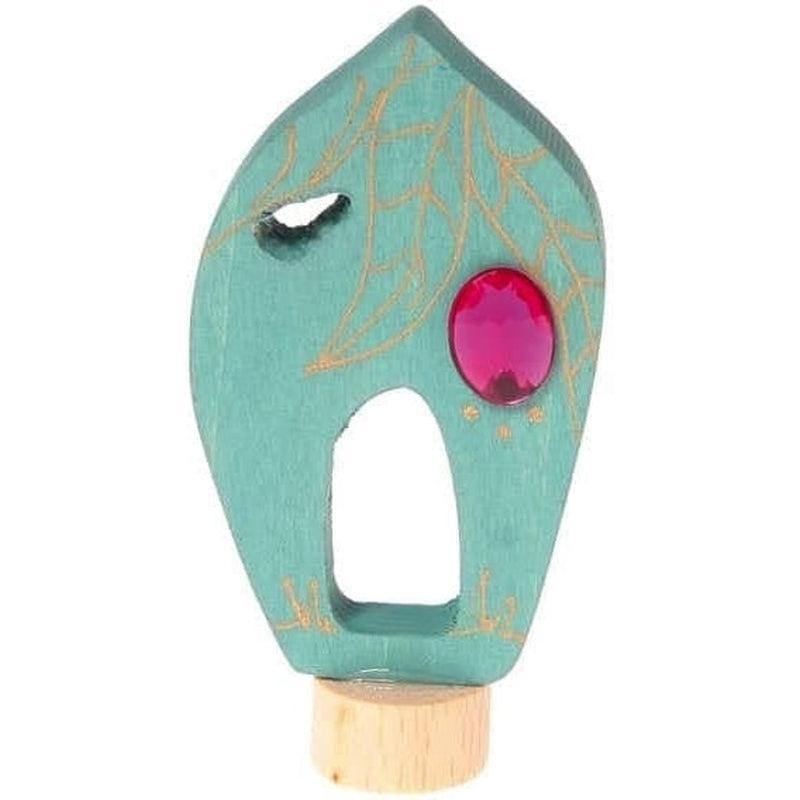 Figura decorativa casa de hojas
