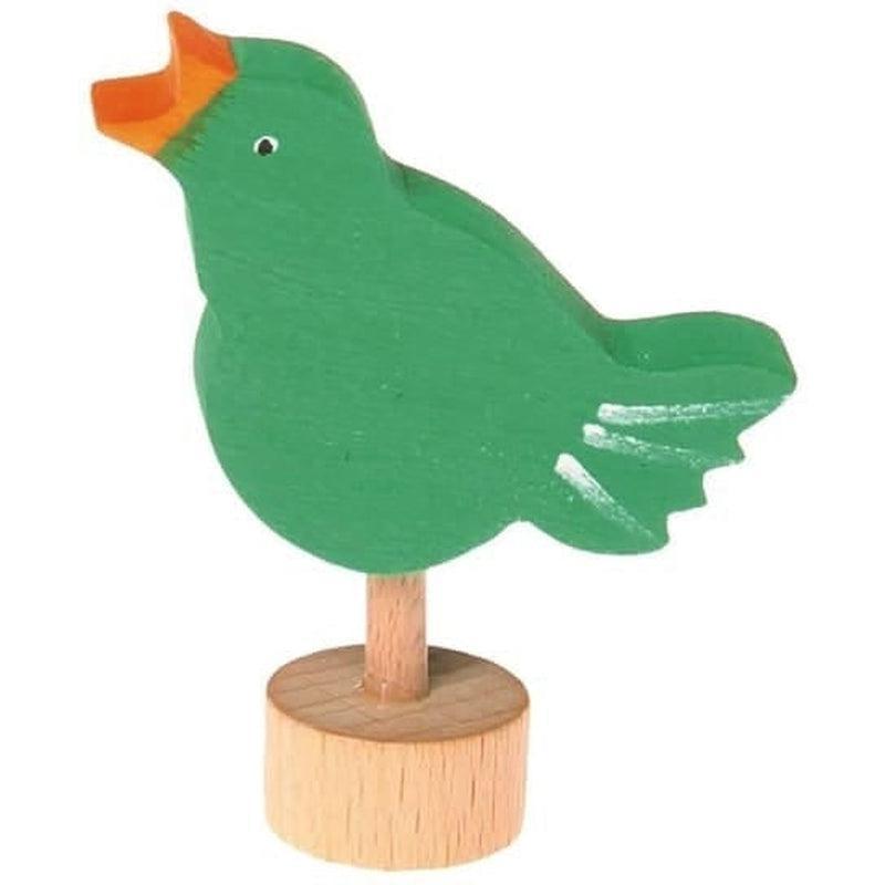 Figura decorativa pajarito cantando