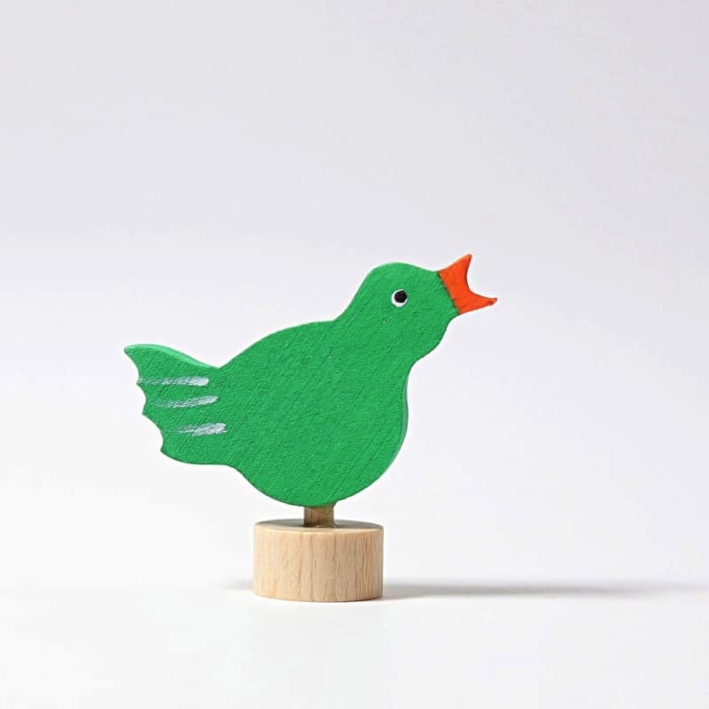 Figura decorativa pajarito cantando de Grimm&#39;s en Libélula Azul