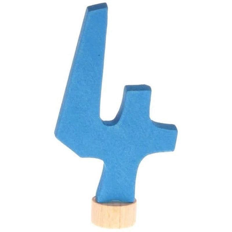 Número decorativo antroposófico 4