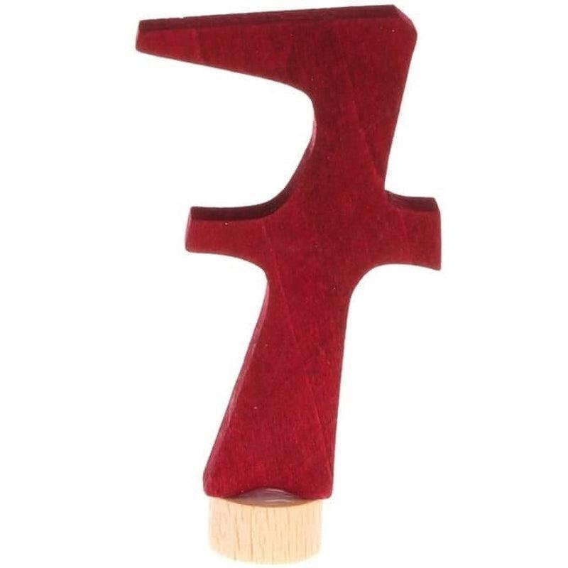 Número decorativo antroposófico 7