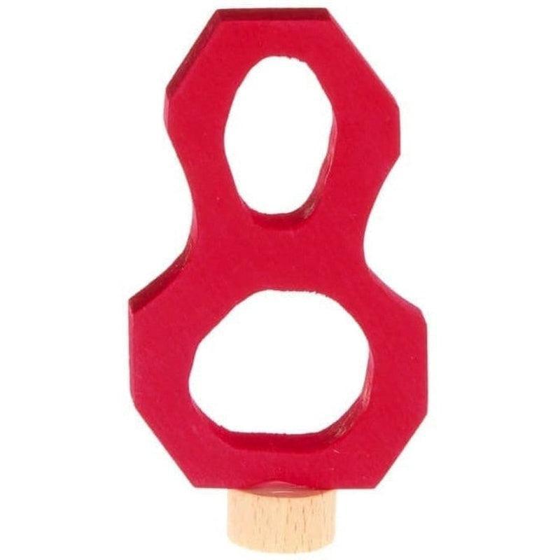 Número decorativo antroposófico 8 de Grimm's en Libélula Azul