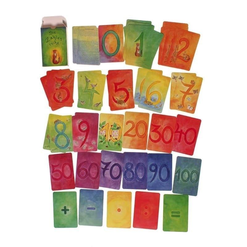 Tarjetas series numéricas de Grimm&#39;s en Libélula Azul