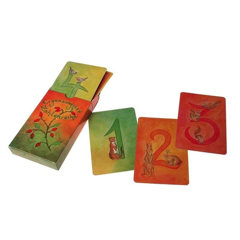 Tarjetas complementarias numéricas de Grimm's en Libélula Azul