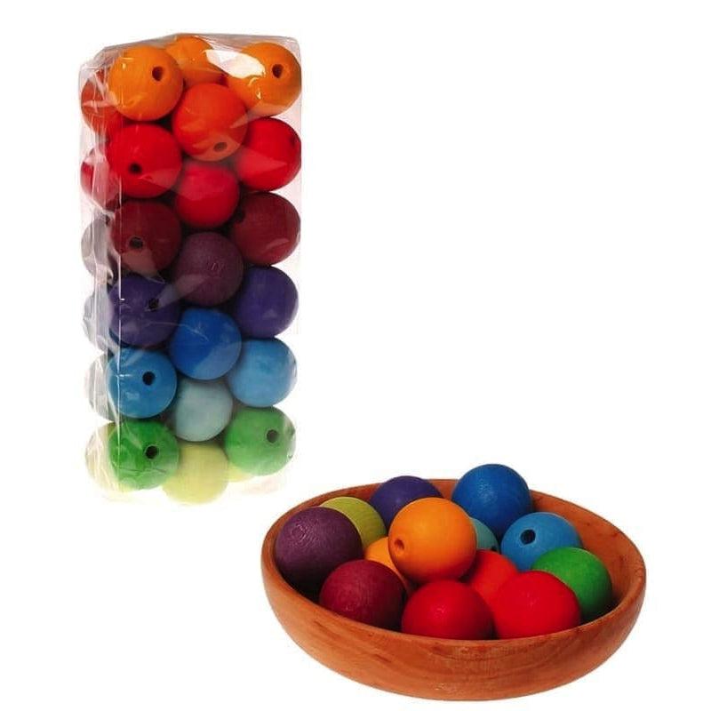 Cuentas arcoiris 30 mm de Grimm&#39;s en Libélula Azul