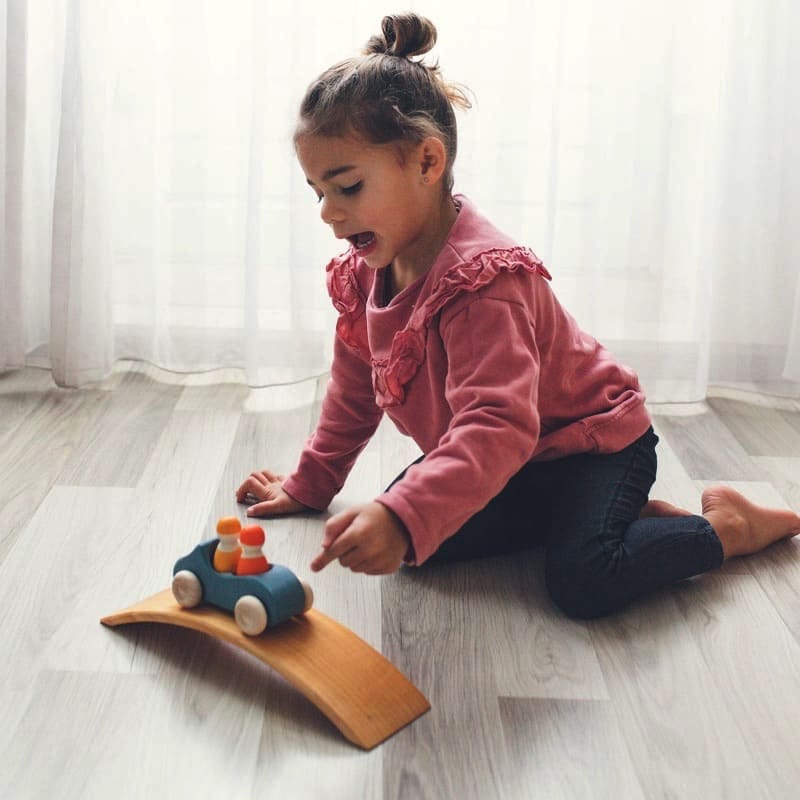 Convertible azul grande de Grimm's en Libélula Azul