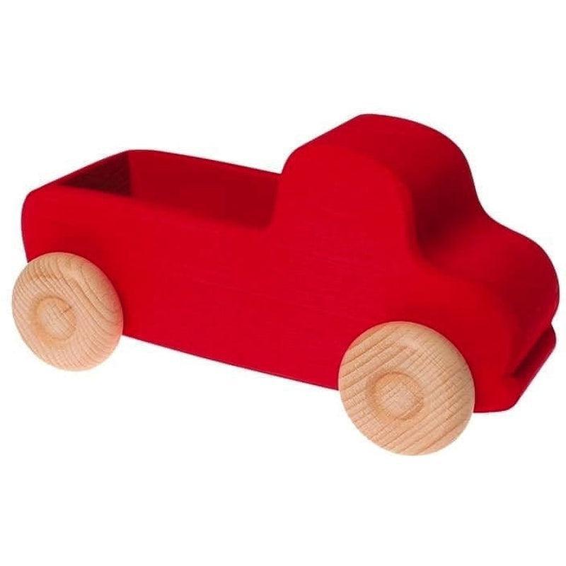 Camión grande rojo de Grimm&#39;s en Libélula Azul