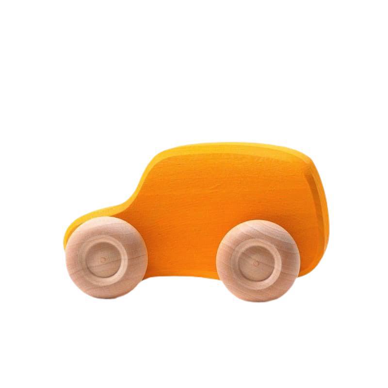 Auto amarillo vintage