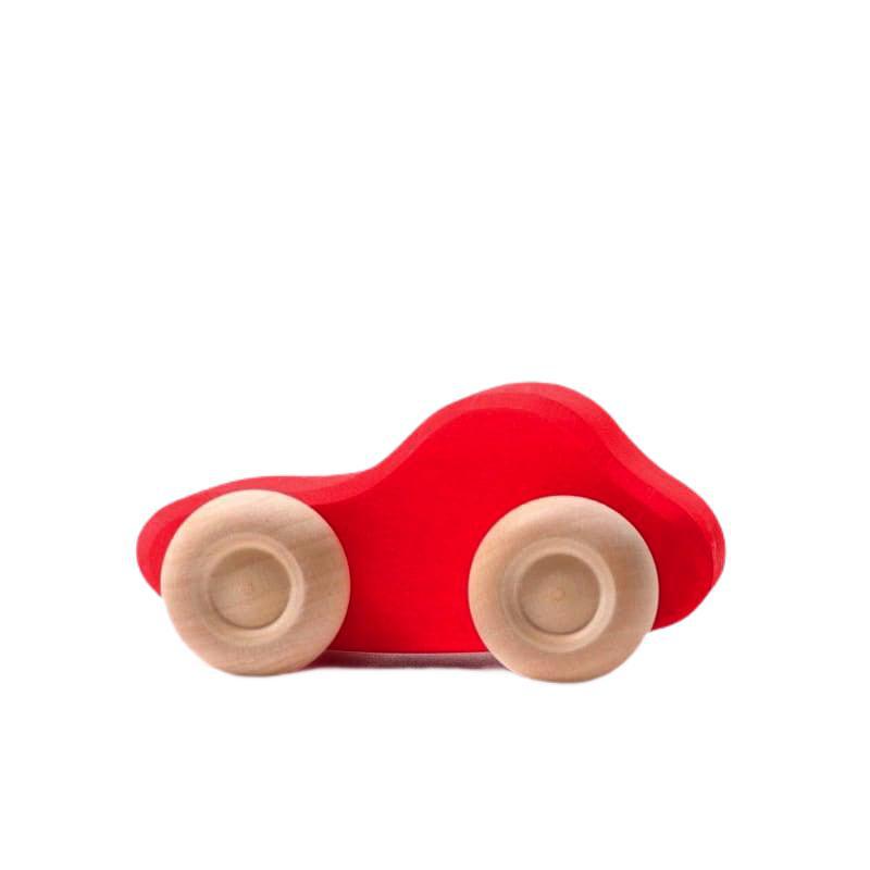 Auto rojo rally