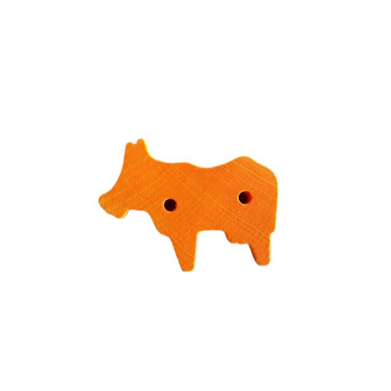 Cuenta de animales y figuras vaca
