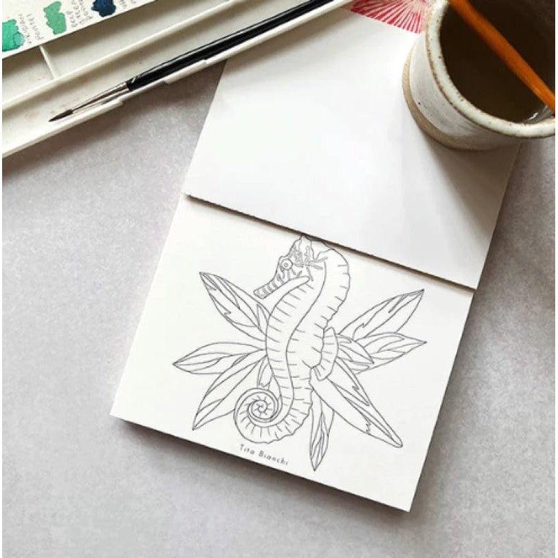 Libro de viaje Mar botánico de Libélula Azul en Libélula Azul