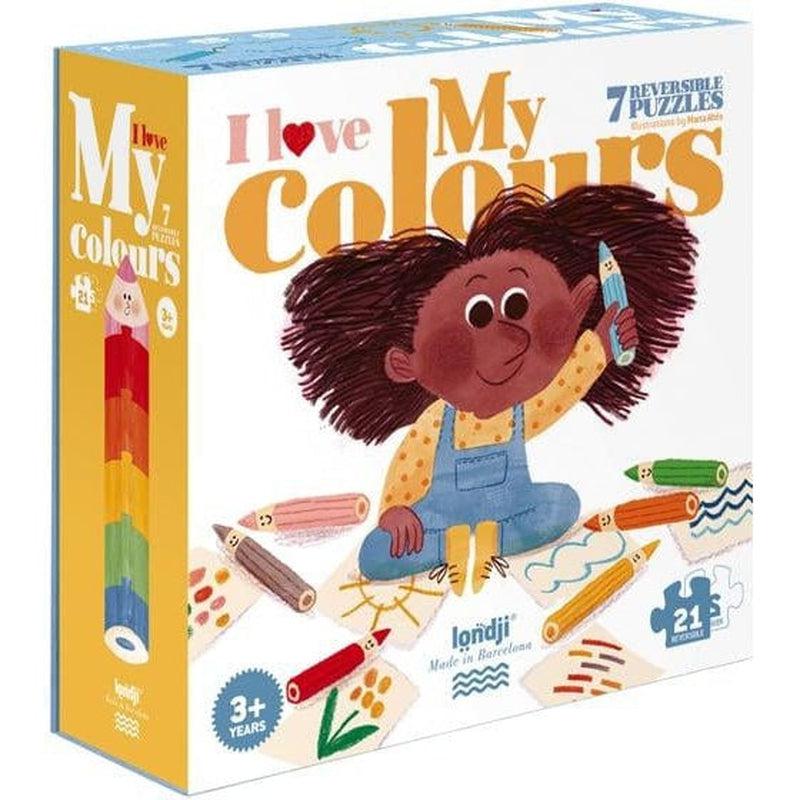 Puzzle I love my colours de Londji en Libélula Azul