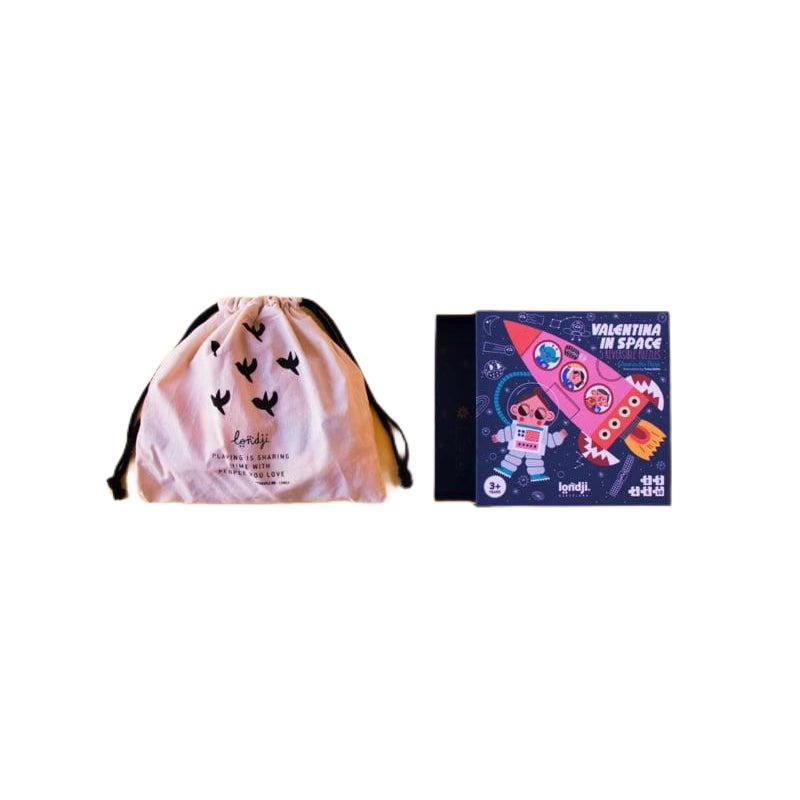 Puzzle reversible Valentina in space