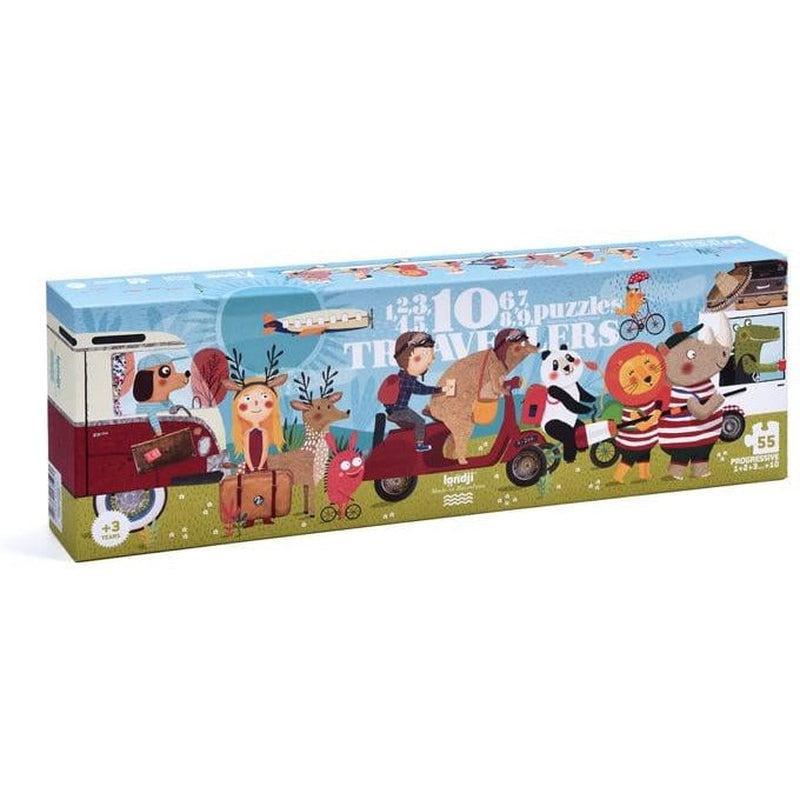 Puzzle progresivo 10 travellers
