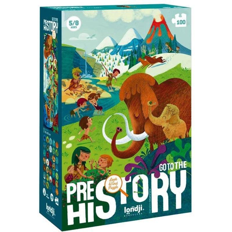 Puzzle Go to the prehistory de Londji en Libélula Azul