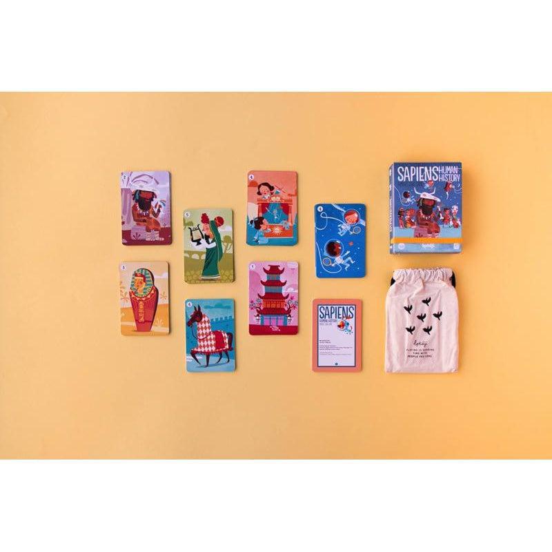 Juego de cartas Sapiens, human history