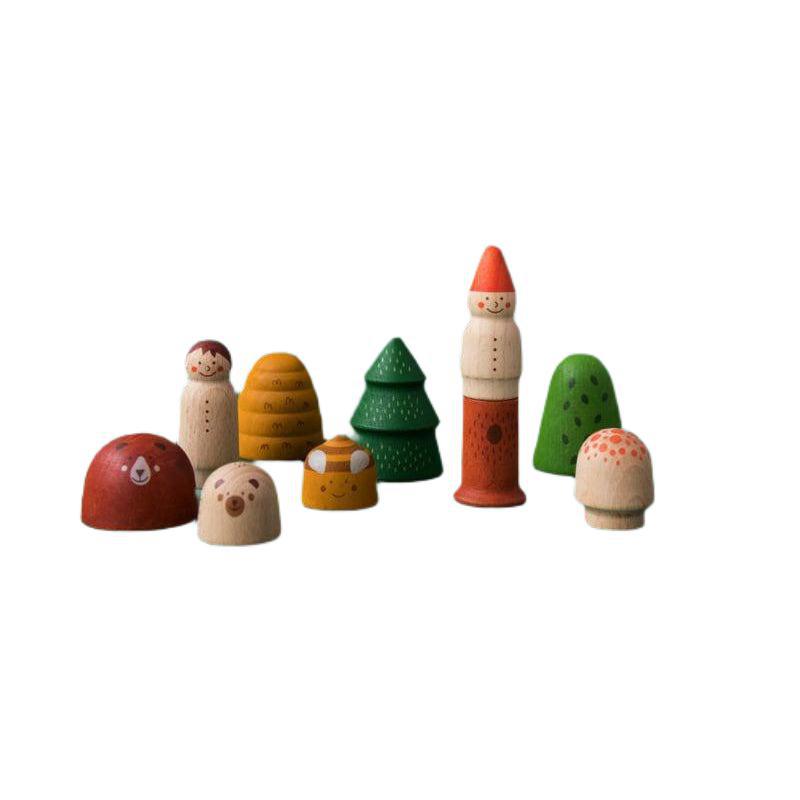 Set My wooden world forest