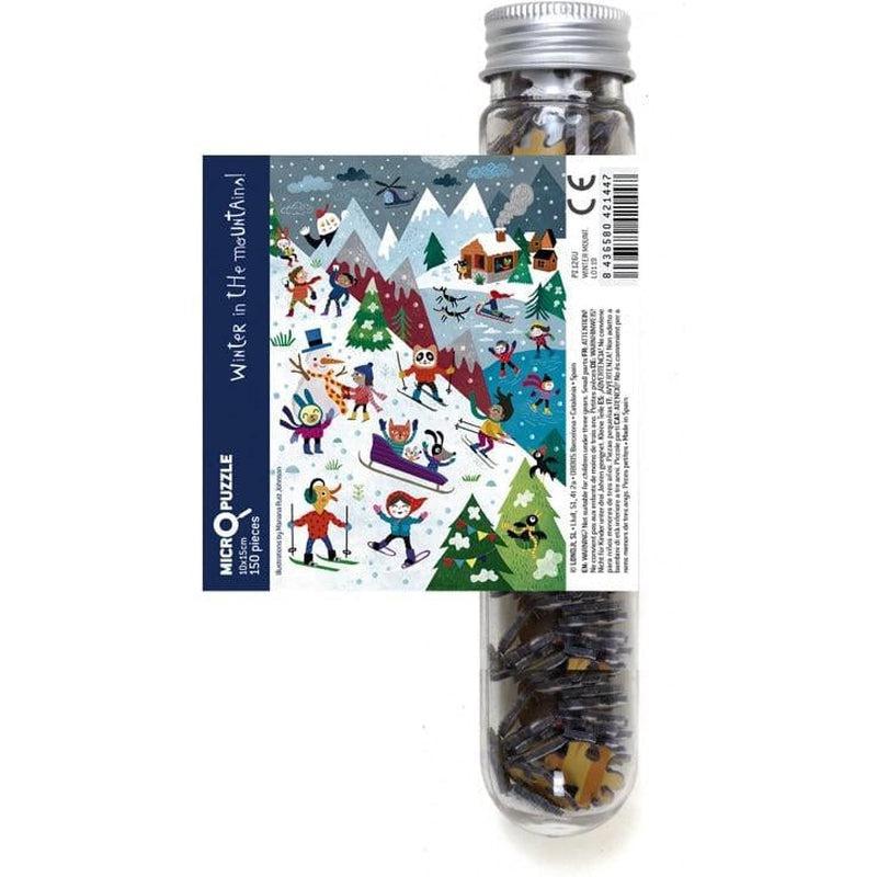 Micro puzzle Winter in the mountain